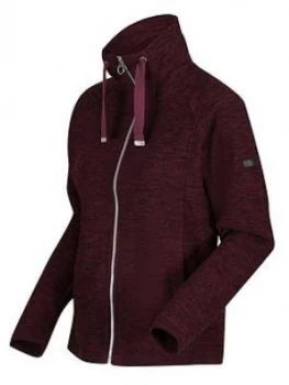 Image of Regatta Zaylee Full Zip Fleece Jacket - Dark Burgundy