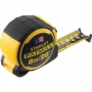Image of Stanley Fatmax Next Generation Tape Measure Imperial & Metric 26ft / 8m 32mm