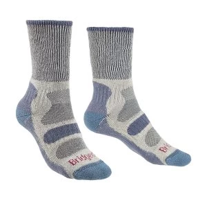 Image of Bridgedale HIKE Lightweight Cotton Cool Comfort Womens - Medium Smoky Blue
