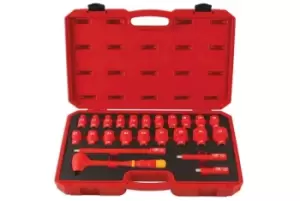 Image of Laser Tools 6147 Insulated Socket Set 1/2"D 24pc