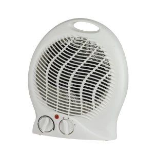 Image of Status 2KW Upright Fan Heater - White