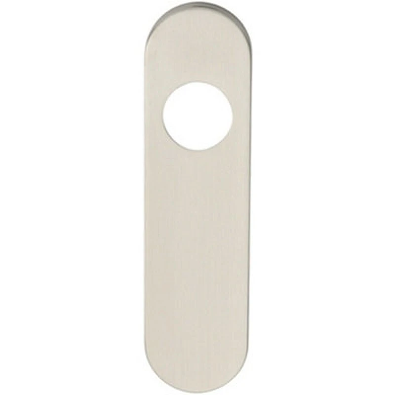 Image of Loops PAIR Radius Lock Latch Plate Cover 170 x 45 x 8mm Satin Stainless Steel Metallics unisex