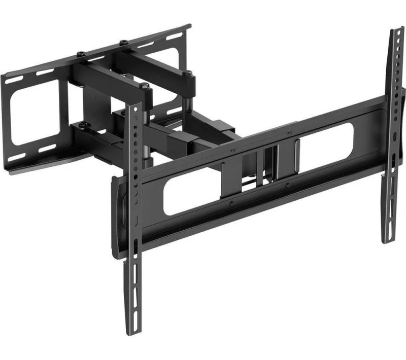 Image of PROPERAV Heavy-Duty Swing Arm Tilt & Swivel 37 - 86" TV Bracket, Black 5055189045262