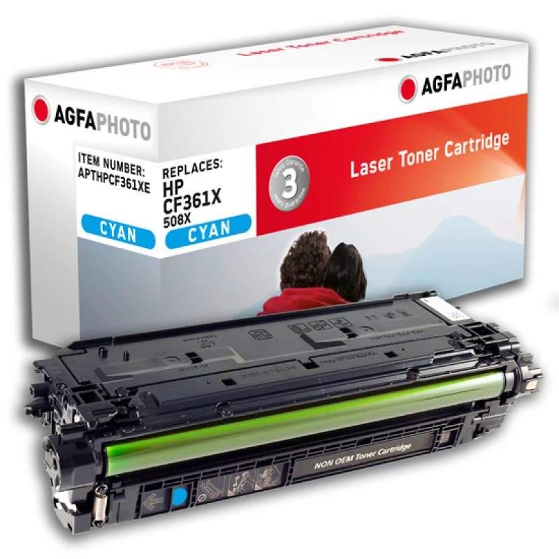 Image of AgfaPhoto APTHPCF361XE toner cartridge Cyan