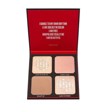 Image of UOMA Highlife Highlighter and Contour Face Palette - Vol 2 Light - Medium