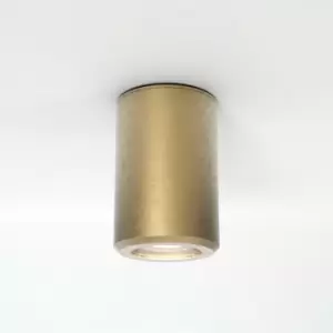 Image of Astro Jura Outdoor Round Surface Mounted Downlight Surface Coastal Brass IP44, GU10