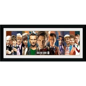 Image of Doctor Who 11 Doctors Framed Photographic Print