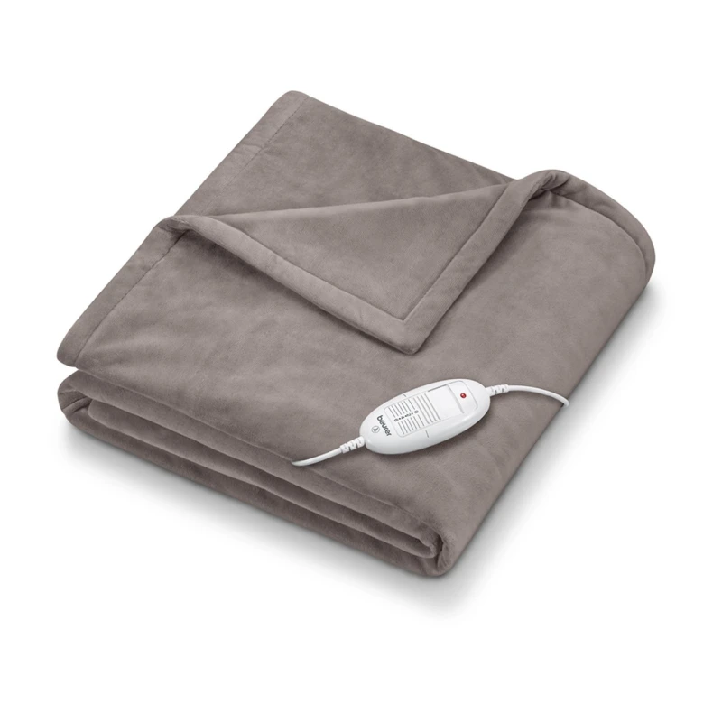 Image of Beurer Cosy Heated Snuggie Throw - Taupe (424.00)