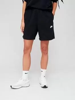 Image of Nike NSW Dance Fleece Shorts - Black, Size L, Women