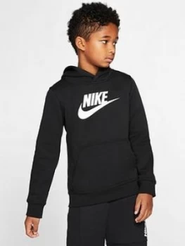 Image of Nike Sportswear Older Boys Amplify Hoodie - Black/Grey