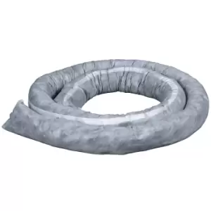 Image of Absorbent sock, with universal absorbent concentrate, length 3000 mm, pack of 8