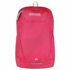 Image of Regatta Unisex Adults Marler 10 Litre Hardwearing Reflective Padded Backpack Bag (One Size) (Cabaret/Light Steel)