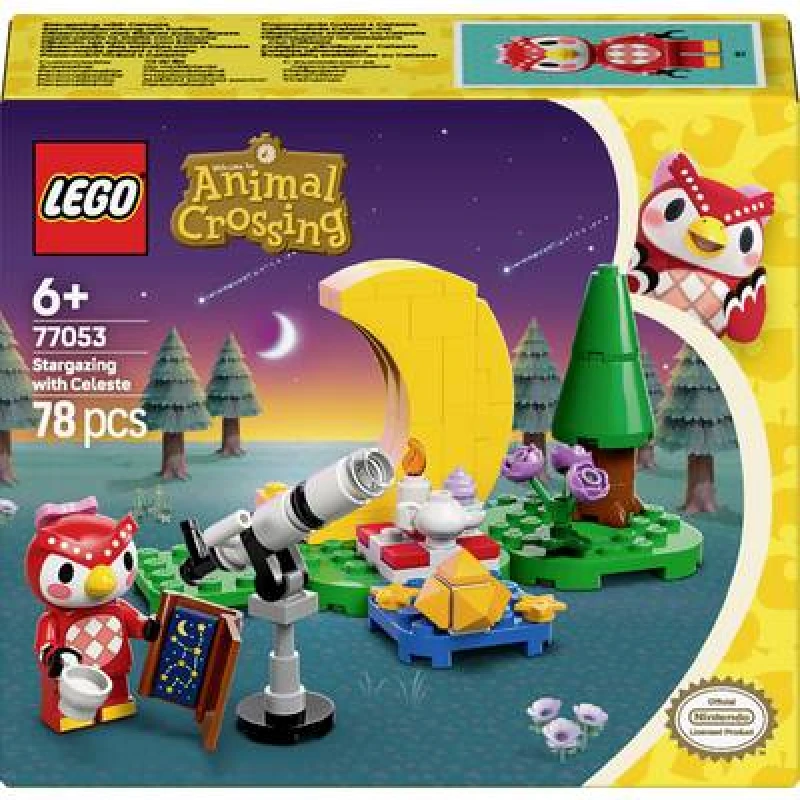 Image of LEGO Animal Crossing Stargazing with Celeste Toy 77053