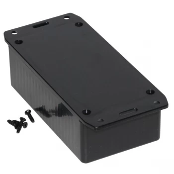 Image of Hammond 1591CSFLBK Multipurpose GPABS Enclosure Flanged Lid 120 x ...