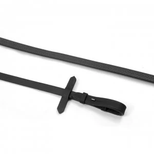 Image of John Whitaker Ready To Ride Rubber Reins - Black