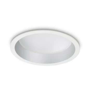 Image of Ideal Lux Lighting - Ideal Lux DEEP - Integrated LED Indoor 20W Recessed Downlight Lamp White 4000K