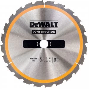 Image of DEWALT Construction Circular Saw Blade 190mm 40T 30mm