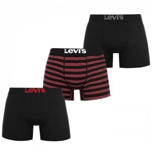 Image of Levis 3 Pack Boxers - Chilli Pepper 2