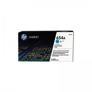 Image of HP 654A Cyan Laser Toner Ink Cartridge
