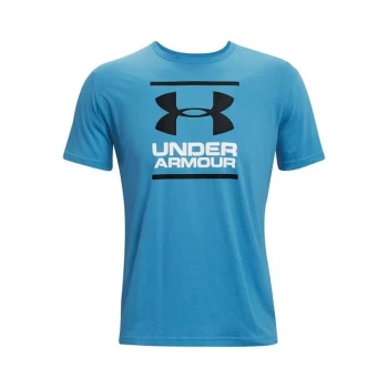 Image of Under Armour UA GL Foundation T Shirt Mens - Radar Blue