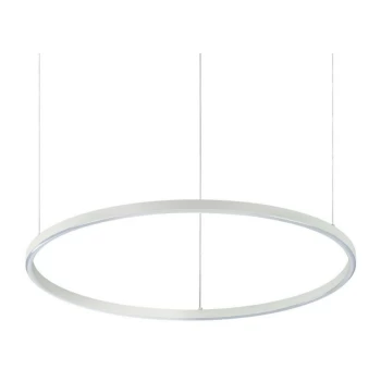 Image of Ideal Lux Lighting - Ideal Lux ORACLE - Integrated LED Circle Ceiling Pendant Lamp 1 Light White 3000K