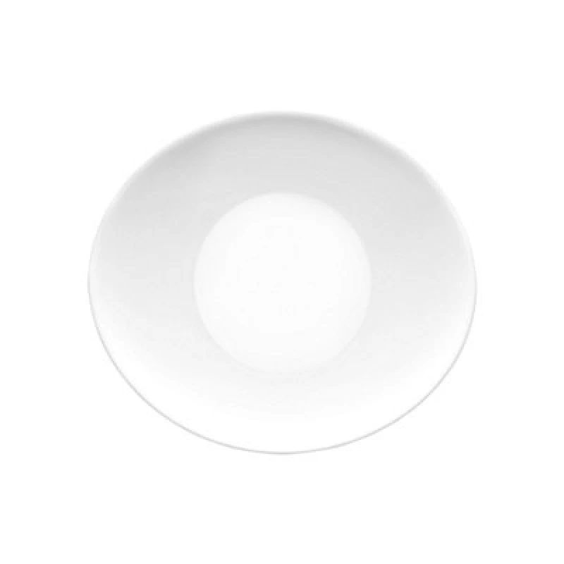 Image of Bormioli Rocco Prometeo Glass Dessert Plates 24 x 19.5cm White Pack of 6 White unisex