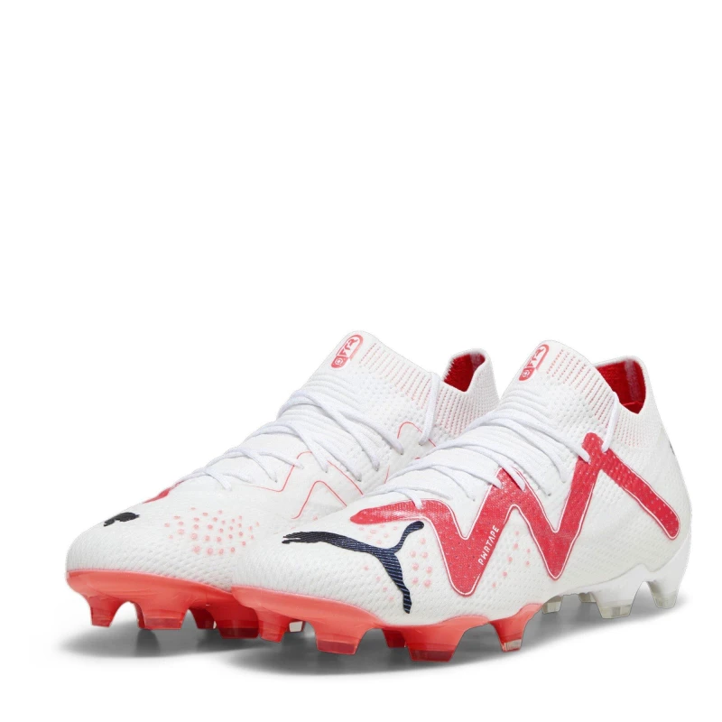 Image of Puma Future Ultimate.1 Womens Firm Ground Football Boots White/Pink female 3.5 (36)