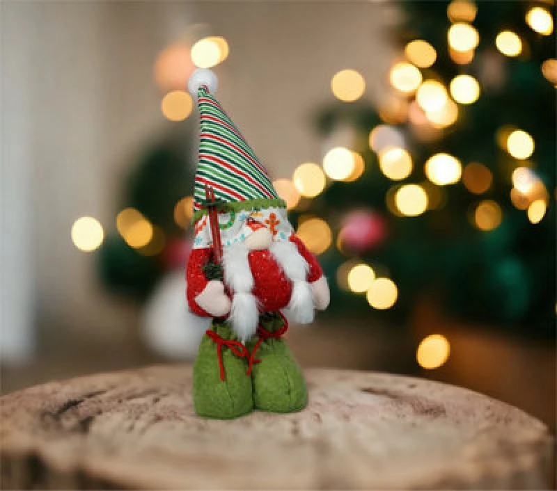 Image of Xmas Haus Christmas Soft Plush Nordic Gonk Elf Dwarf Decoration With Extending Legs - Freya ELV-450799