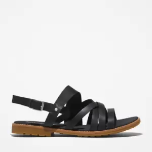 Image of Timberland Chicago Riverside Backstrap Sandal For Her In Black Black, Size 6