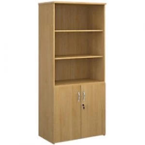Image of Dams International Combination Unit with Lockable Door and 3 Shelves Universal 800 x 470 x 1790 mm Oak