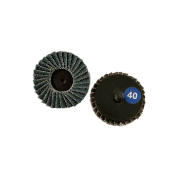 Image of Quick Lock Flap Discs - P60 - 50mm - Pack Of 5 - 32113 - Abracs