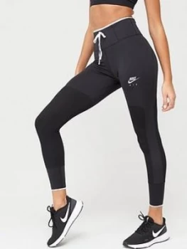Image of Nike Air Running Leggings - Black, Size 2XL, Women