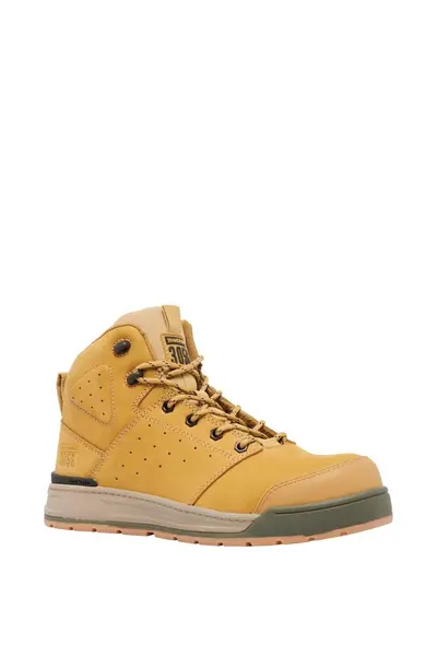 Image of Hard Yakka '3056 Lace Zip' Safety Boots Light Tan