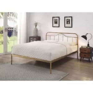 Image of Flintshire Oakenholt Bed Frame 4ft 6 Double Antique Bronze