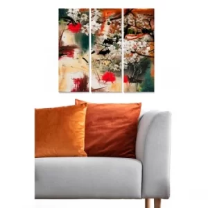 Image of MDF187362956 Multicolor Decorative MDF Painting (3 Pieces)