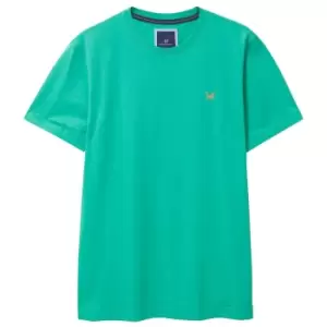 Image of Crew Clothing Mens Classic Tee Arcadia Green Medium