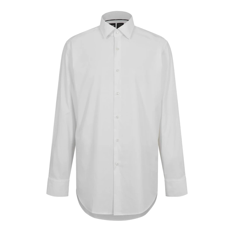 Image of Boss Boss P-Hank-Kent-C1-222 10241343 02 Oxford Shirt Mens White male 40 (50)