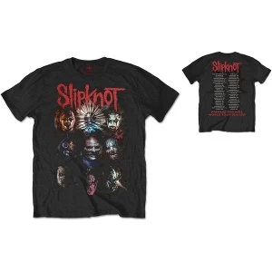 Image of Slipknot - Prepare for Hell 2014-2015 Tour Unisex Medium T-Shirt - Black