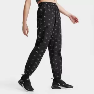 Image of Womens Nike Mid-Rise Air Woven Printed Sweatpants