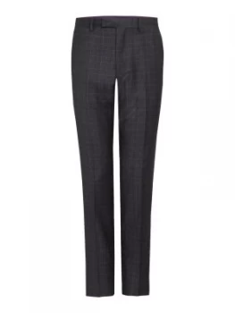 Image of Ted Baker Mens Bishop Timeless Check Trousers Grey