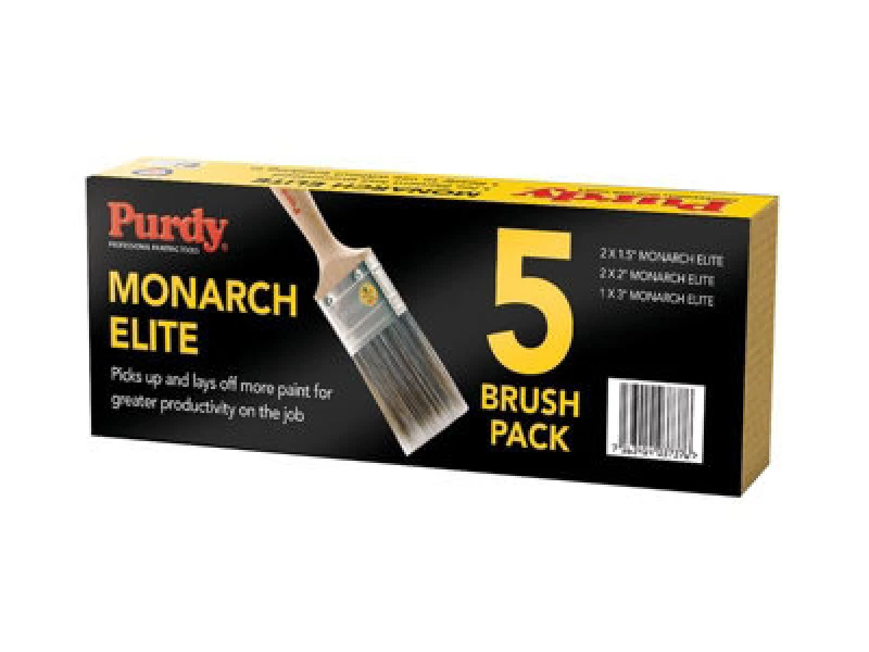 Image of Purdy 5 Piece Monarch Elite Paint Brush Set ME5