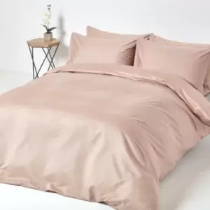 Image of Mink Beige Egyptian Cotton Duvet Cover Set 1000 Thread Count, Double - Moonlight beige - Moonlight beige - Homescapes