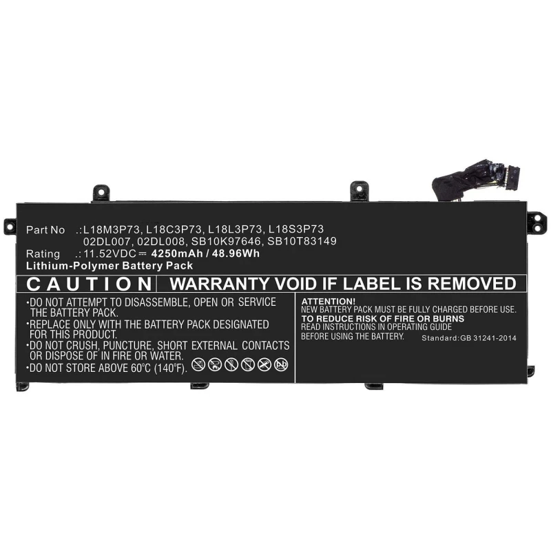 Image of CoreParts MBXLE-BA0257 laptop spare part Battery