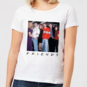 Image of Friends Cast Pose Womens T-Shirt - White