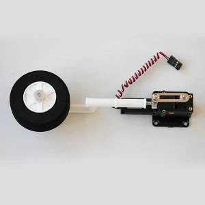 Image of Dynam P61 Black Widow Nose Retract, Strut And Wheel Set