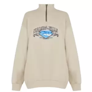 Image of Daisy Street Embroidery Sweater - Beige