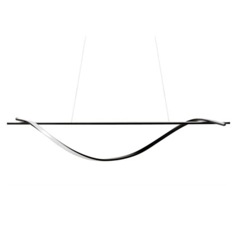 Image of Beliani LED Pendant Lamp Bodri Metal Black