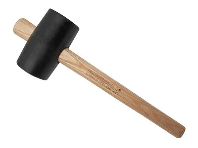 Image of Faithfull FSC Black Rubber Mallet RMB16FSC Weight: 450g