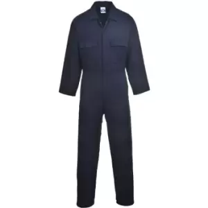 Image of S998NATM - sz M Euro Work Cotton Coverall - Navy - Navy - Portwest