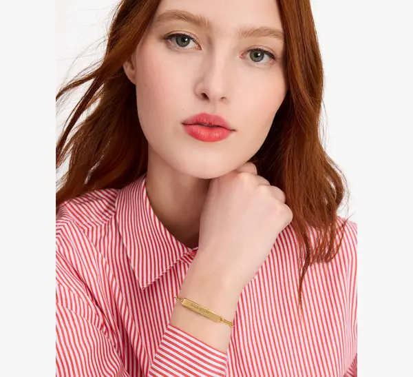 Image of Heart Of Gold Id Bracelet